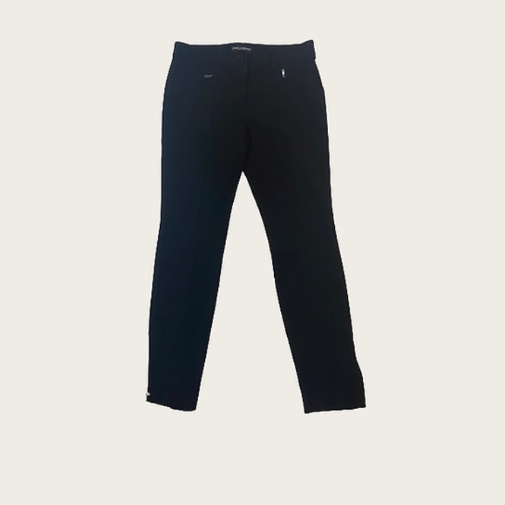 Dolce & Gabbana Black Zipper Pants
